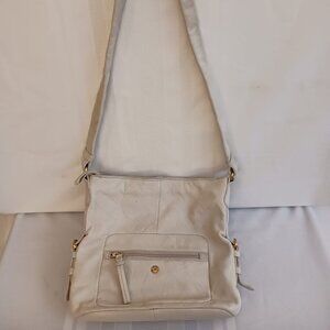 Stone Mountain Cream Colored Leather Purse